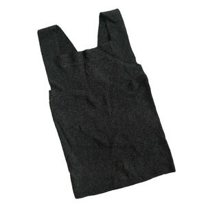 New Madewell XS Black Tank Top Dressy NWT